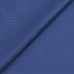 Trouser Fabric Raymond Fone Count PolyViscose Jacquard Color Jungle Blue