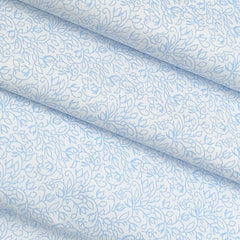 Shirt Fabric Raymond Blended Printed Colour Powder Blue