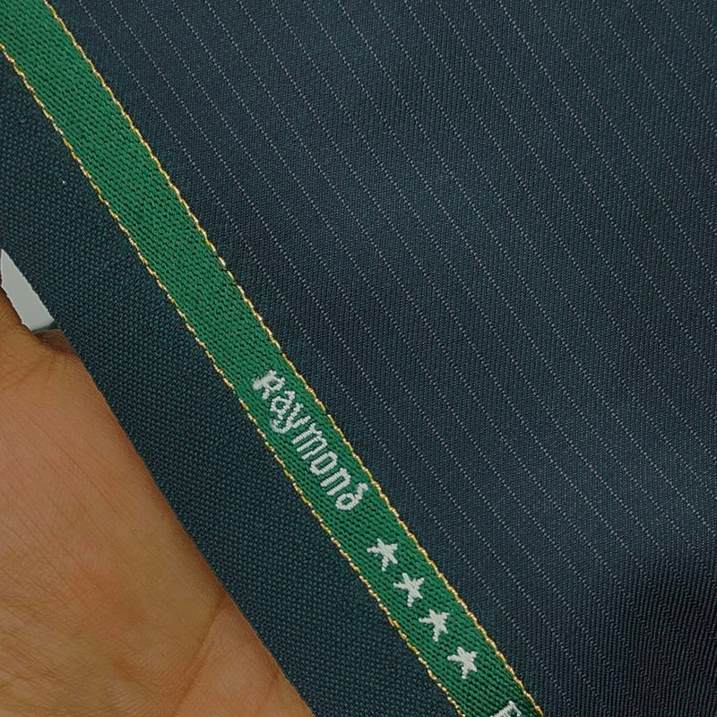 Trouser Fabric Raymond Wool Blended Lining Colour Peacock Green