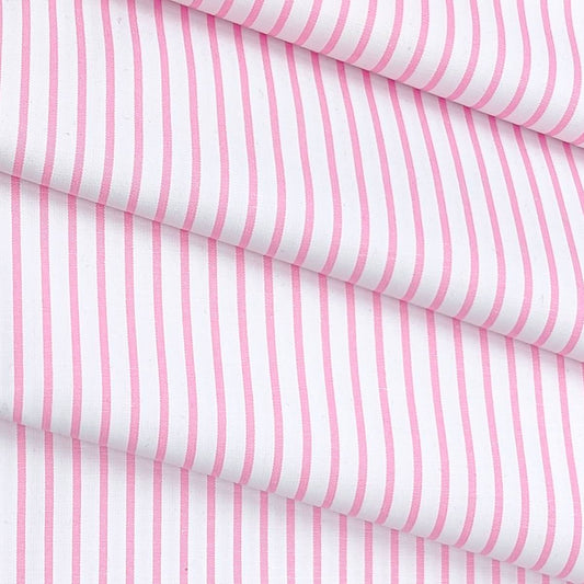 Shirt Fabric ManTire Poly Cotton Wrinkle Free Formal Lining Colour Pink