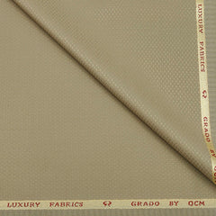 Trouser Fabric OCM 100s Wool Blended Dotted Colour Camel