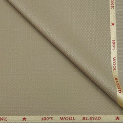 Trouser Fabric OCM 100s Wool Blended Dotted Colour Camel