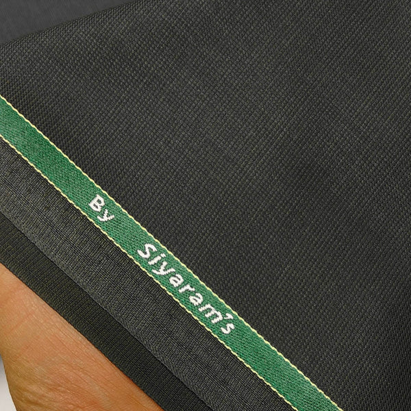 Trouser Fabric Siyaram PV Textured Colour Hunt Green