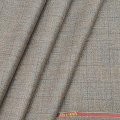 Trouser Fabric Siyaram PV Self Thick Colour Rusty Brown