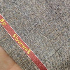 Trouser Fabric Siyaram PV Self Thick Colour Rusty Brown