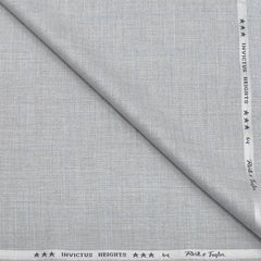 Trouser Fabric Reid & Taylor PV softest Check Color Silver Grey