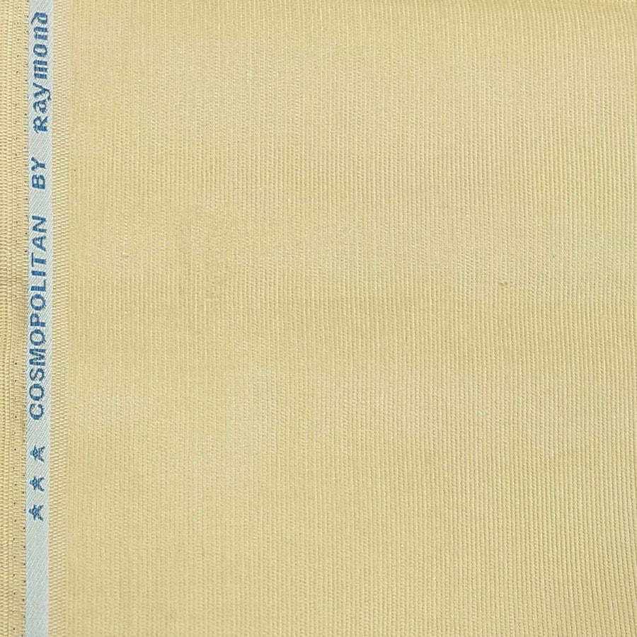 Courdray Raymond Pure Cotton stretchable Trouser Fabric Colour Camel Cream