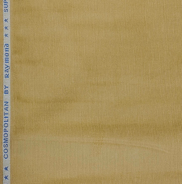 Courdray Raymond Pure Cotton stretchable Trouser Fabric Colour Camel