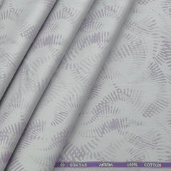 Shirt Fabric Soktas Premium Giza Cotton Jacquard Colour Light Lavender