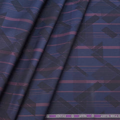 Shirt Fabric Soktas Premium Giza Cotton Jacquard Colour Dark Blue