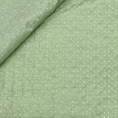 Kurta Fabric ManTire Designer Silk Embroidery Colour Hunt Green