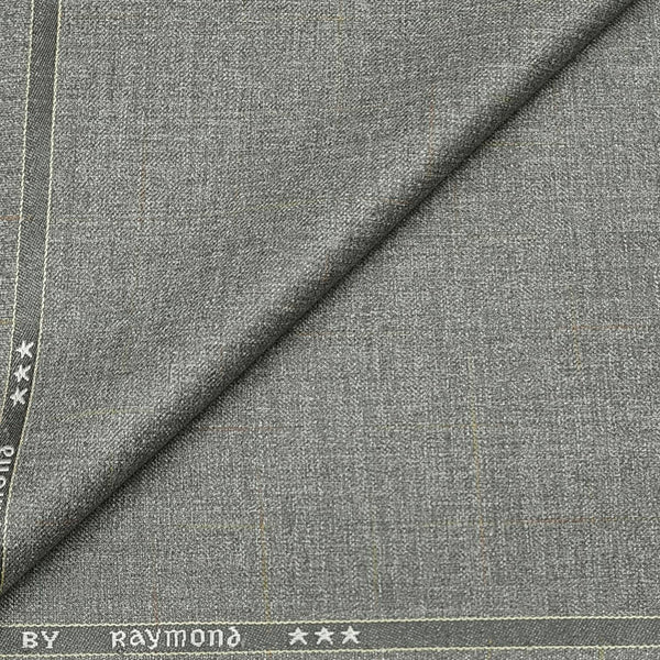 Trouser Fabric Raymond Thick PV Self Texture Color Dust Grey