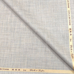 Trouser Fabric Reid & Taylor Polyester Viscose textured Color Dull Brown