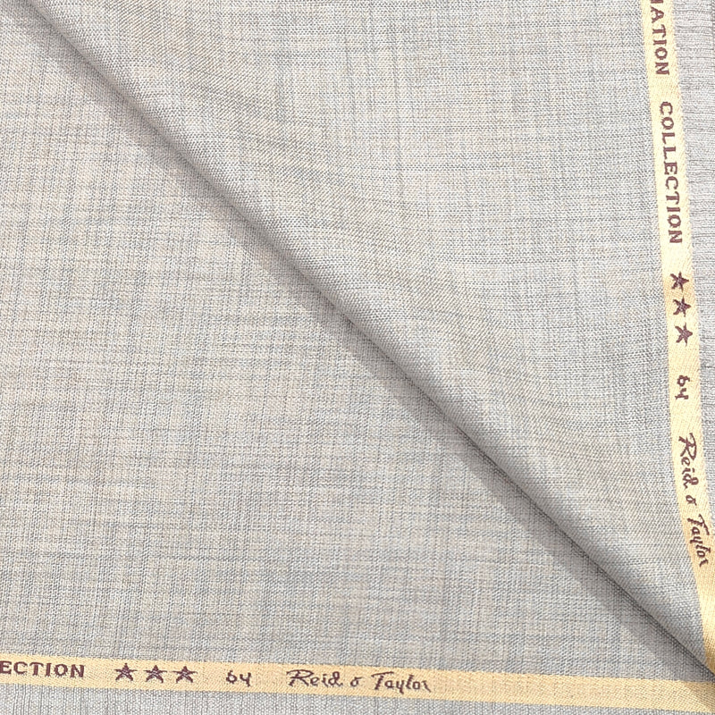 Trouser Fabric Reid & Taylor Polyester Viscose textured Color Dull Brown