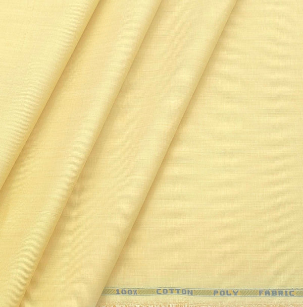 Shirt Fabric ManTire wrinkle Free PC Plain Fill a Fill Colour Citrine Yellow