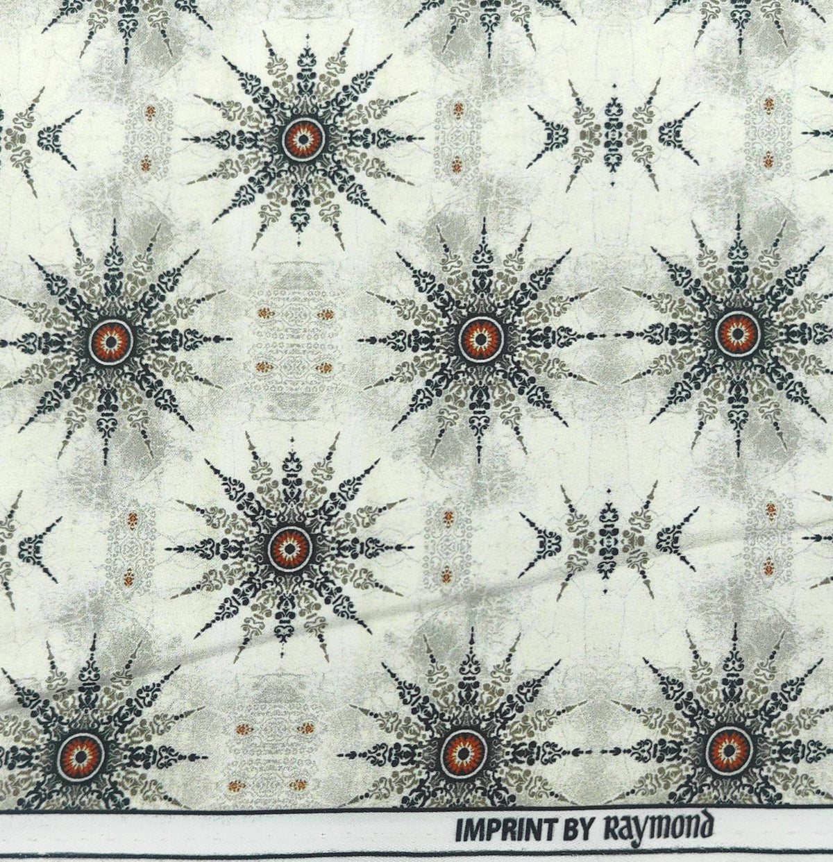 Shirt Fabric Raymond Polished Cotton Digital Printed Colour Elaichi Green