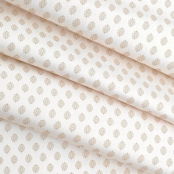 Shirt Fabric Arvind Giza Cotton Printed Colour Dust Brown