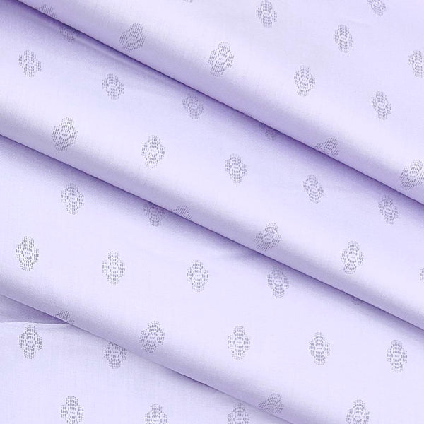 Shirt Fabric Arvind Giza Cotton Printed Colour Lavender