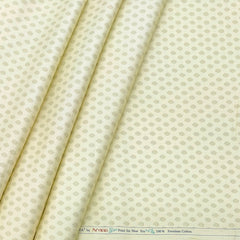 Shirt Fabric Arvind Giza Cotton Printed Colour Light Yellow