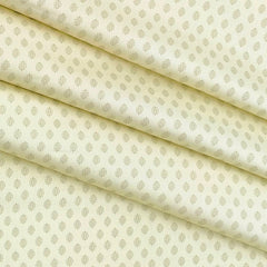 Shirt Fabric Arvind Giza Cotton Printed Colour Light Yellow