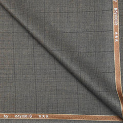 Trouser Fabric Raymond PV Check Color Cedar Brown