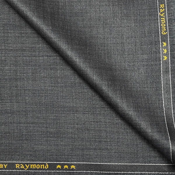 Trouser Fabric Raymond PV Self slub Color Dark Grey