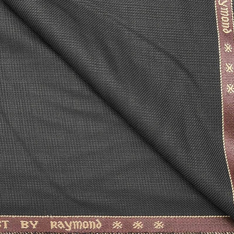 Trouser Fabric Raymond PV Dotted plain Color Coffee Brown