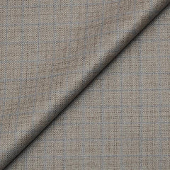Trouser Fabric Raymond Polyester Viscose Check Color Dessert Brown