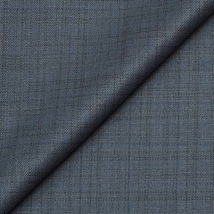 Trouser Fabric Raymond Polyester Viscose Check Color Hill Grey