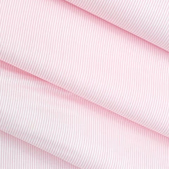 Shirt Fabric Raymond Premium 100% Cotton Pin Lining Colour Baby Pink