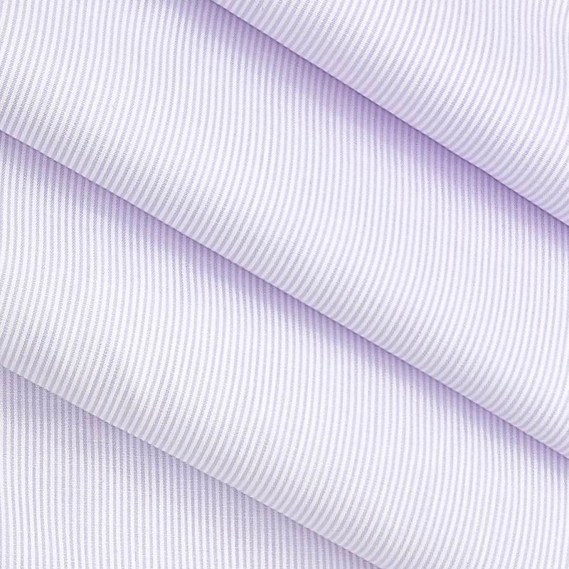 Shirt Fabric Raymond Premium 100% Cotton Pin Lining Colour Lavender
