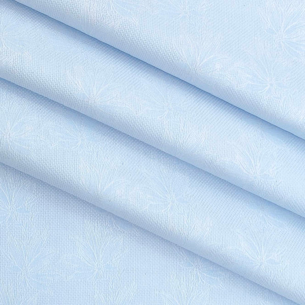 Shirt Fabric Soktas Premium Giza Cotton Jacquard Colour Water Blue