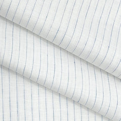 Shirt Fabric Arvind Pure Linen 60 Lea Lining colour Blue n White