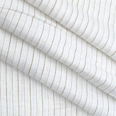 Shirt Fabric Arvind Pure Linen 60 Lea Lining colour Brown