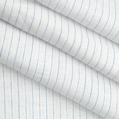 Shirt Fabric Arvind Pure Linen 60 Lea Lining colour Marie Blue