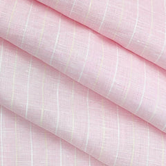 Shirt Fabric Linen Club 100% Linen 60 Lea Lining colour Baby Pink