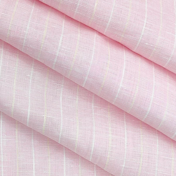 Shirt Fabric Linen Club 100% Linen 60 Lea Lining colour Baby Pink