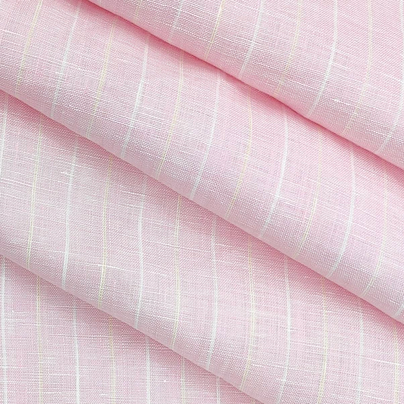 Shirt Fabric Linen Club 100% Linen 60 Lea Lining colour Baby Pink
