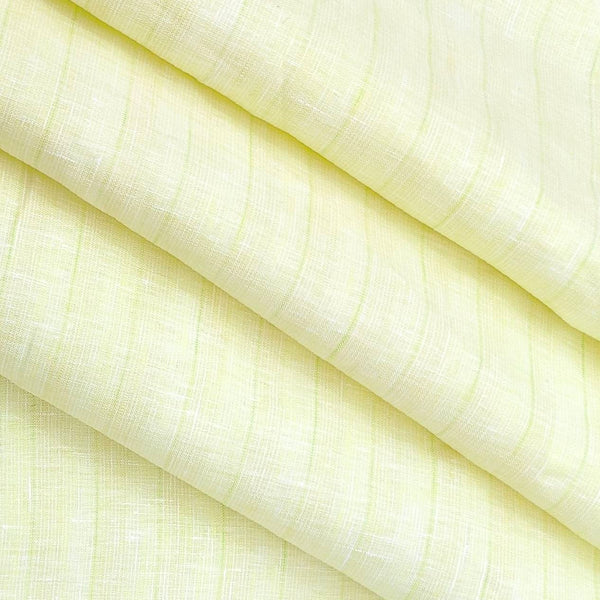 Shirt Fabric Linen Club 100% Linen 80 Lea Lining colour Mild Yellow