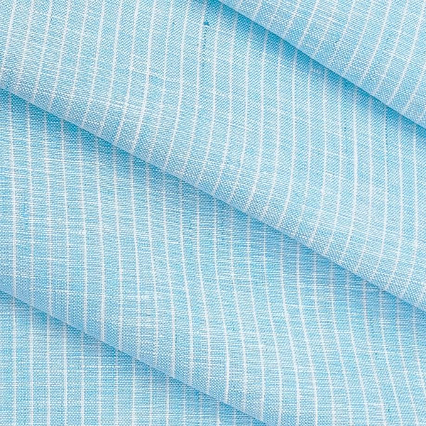 Shirt Fabric Linen Club 100% Linen 60 Lea Lining colour Powder Blue