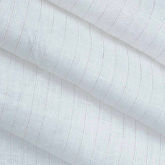 Shirt Fabric Linen Club 100% Linen 60Lea Sparkle Lining colour White