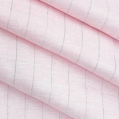 Shirt Fabric Arvind Pure Linen 60 Lea Lining colour Baby Pink