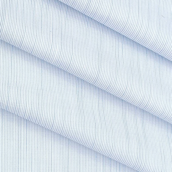 Shirt Fabric Arvind Giza Cotton Pin Lining Colour Powder Blue