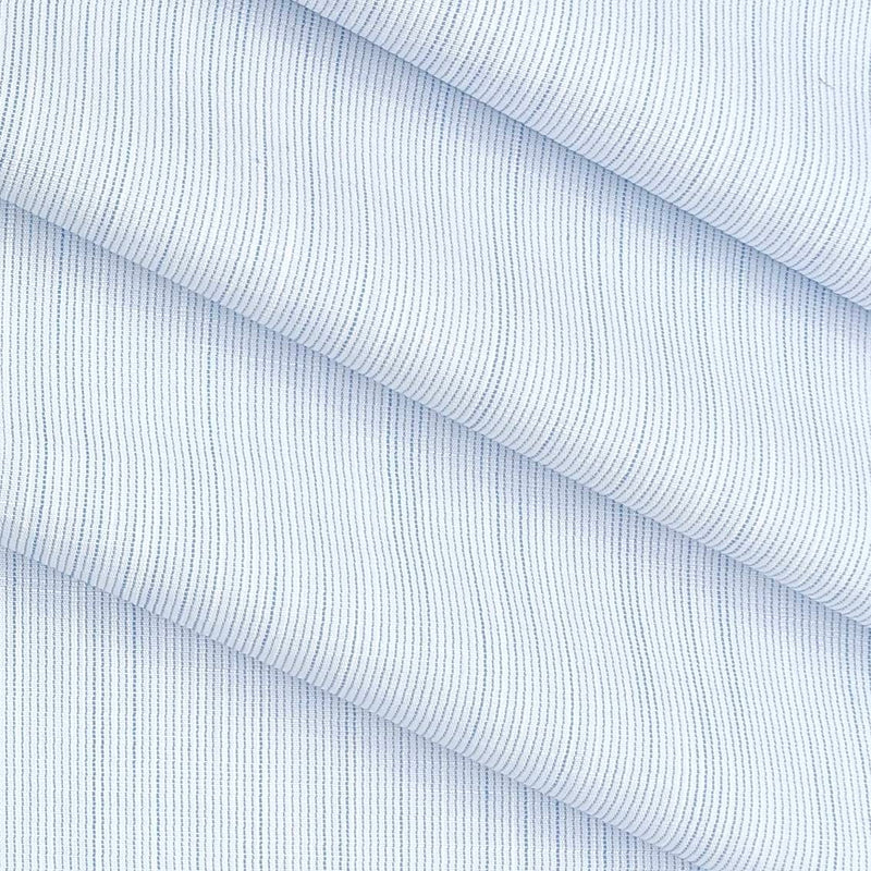 Shirt Fabric Arvind Giza Cotton Pin Lining Colour Powder Blue