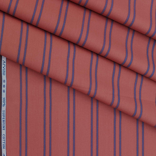 Shirt Fabric Arvind Giza Cotton Broad Lining Colour Asthetic Maroon