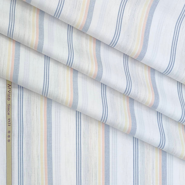 Shirt Fabric Arvind Giza Cotton Broad Lining Colour Flurocent