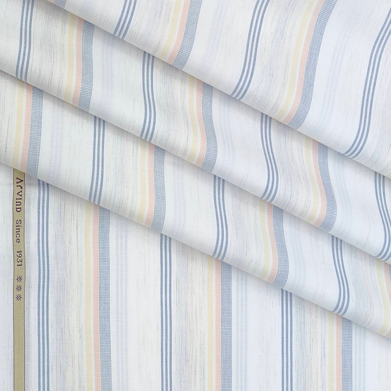 Shirt Fabric Arvind Giza Cotton Broad Lining Colour Flurocent
