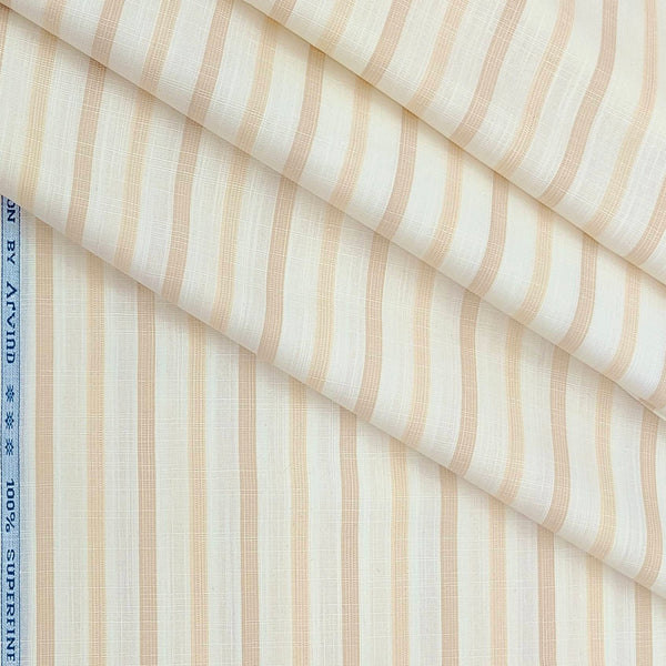 Shirt Fabric Arvind Giza Cotton Lining Colour Sephora Brown