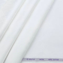 Shirt Fabric Soktas Giza Cotton Jacquard Colour White