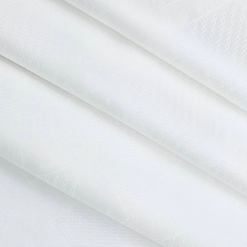 Shirt Fabric Soktas Giza Cotton Jacquard Colour White